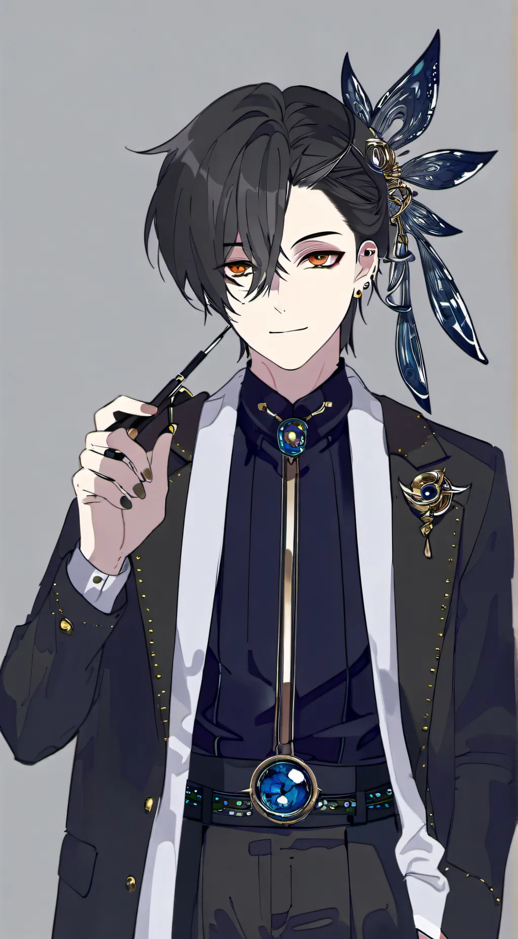 ai character: *♤BLACK SAPPHIRE♤* background