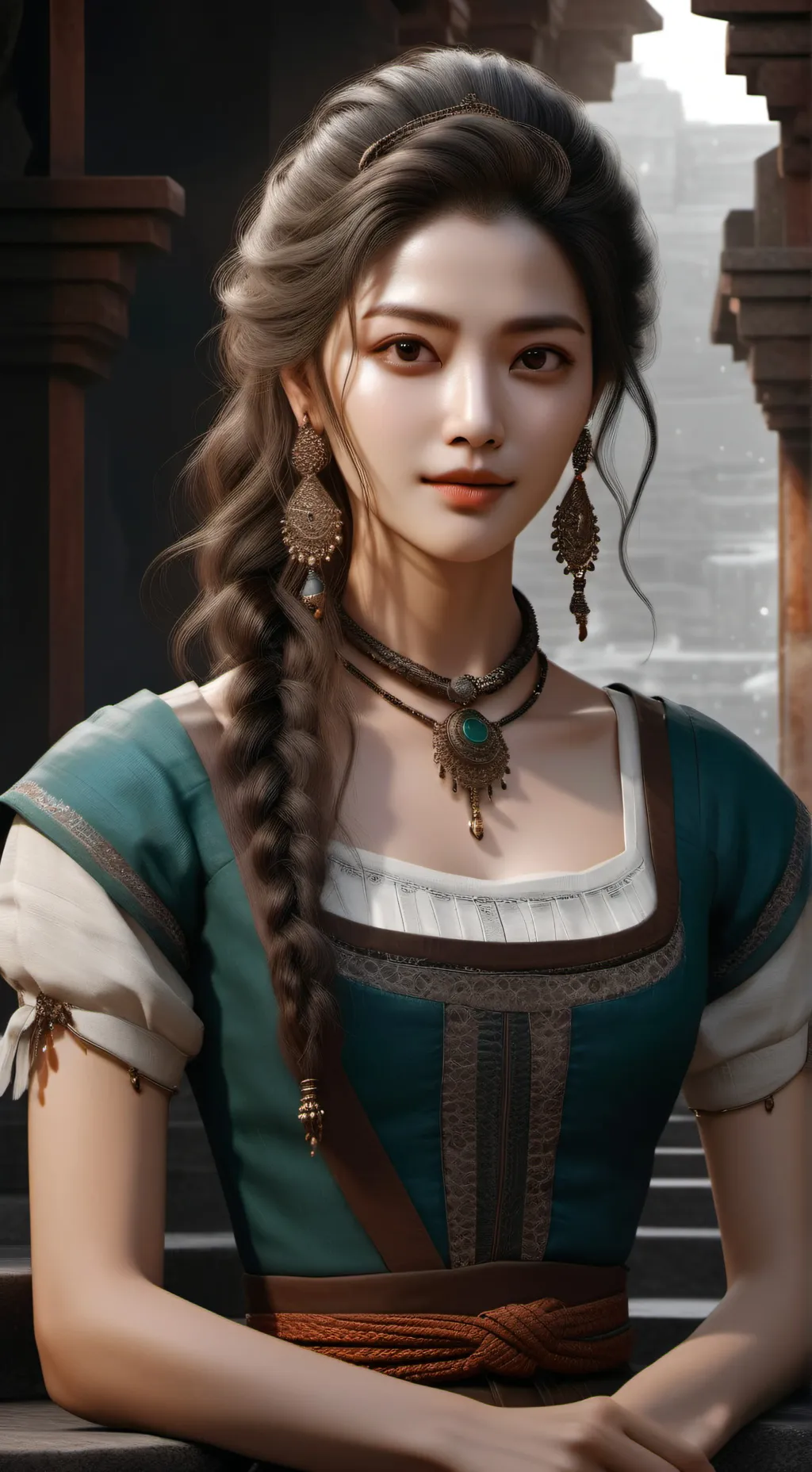 ai character: Mira background