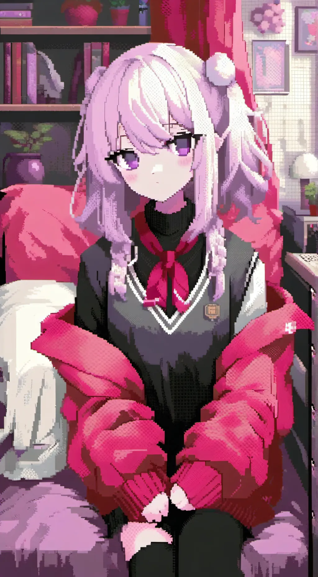 ai character: aizawa turns cat background