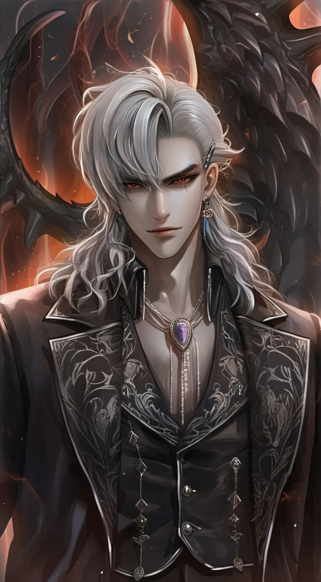 ai character: ~Falling for you~  background