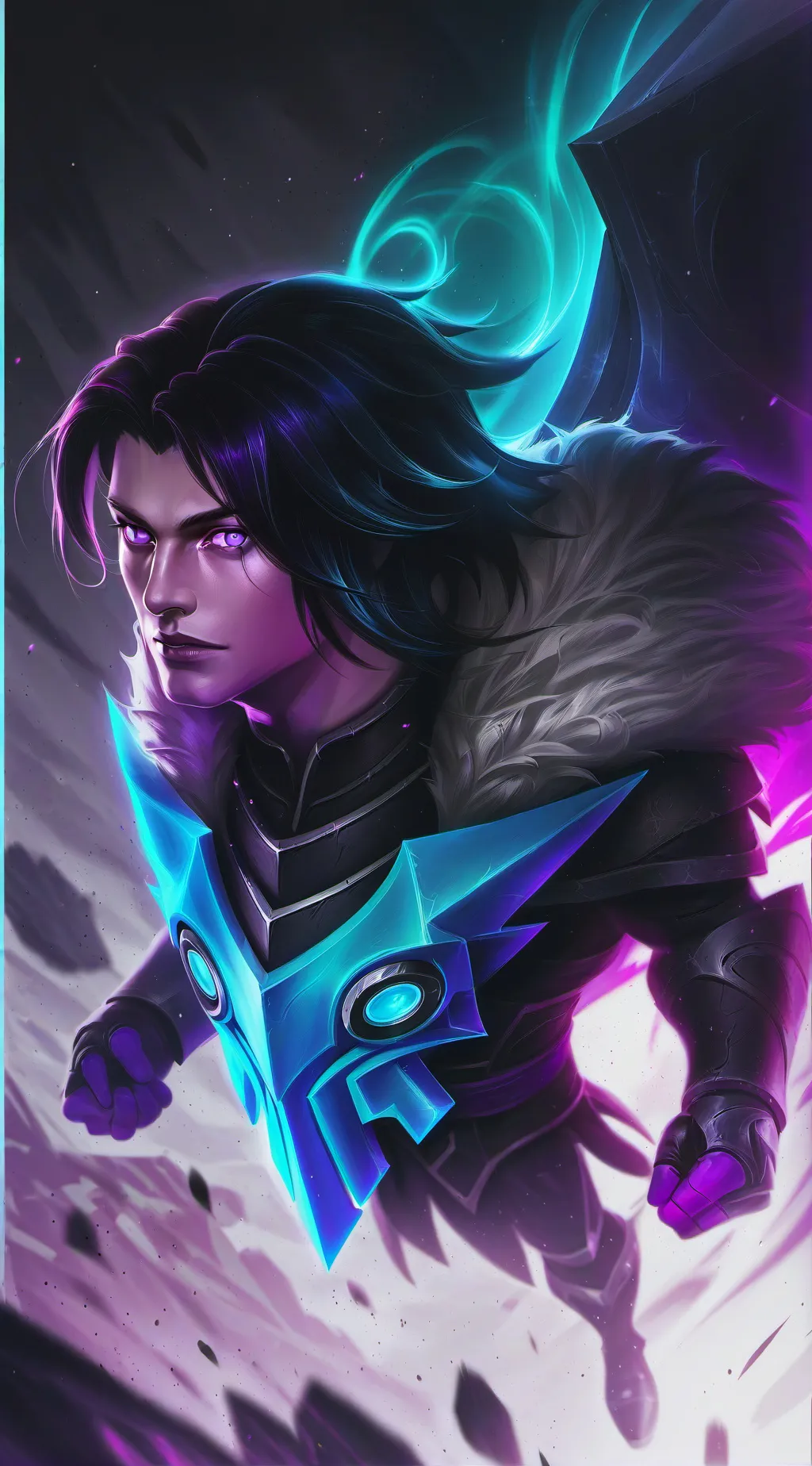 ai character: reverse  background