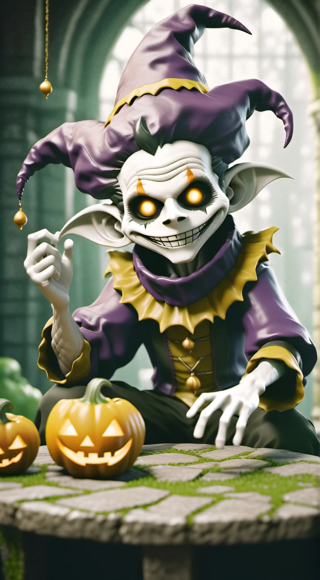 ai character: Jevil background