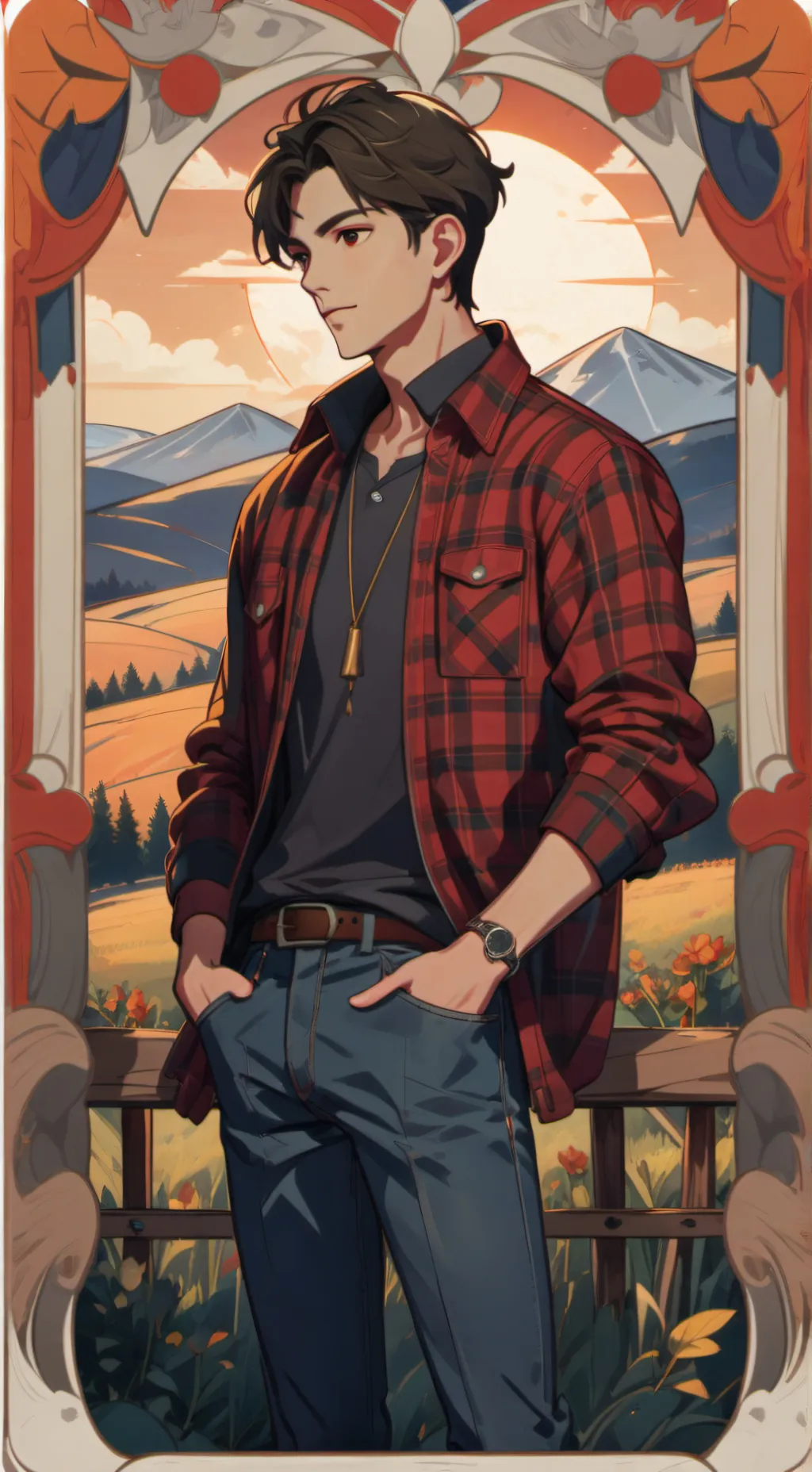 ai character: Tu enemigo background