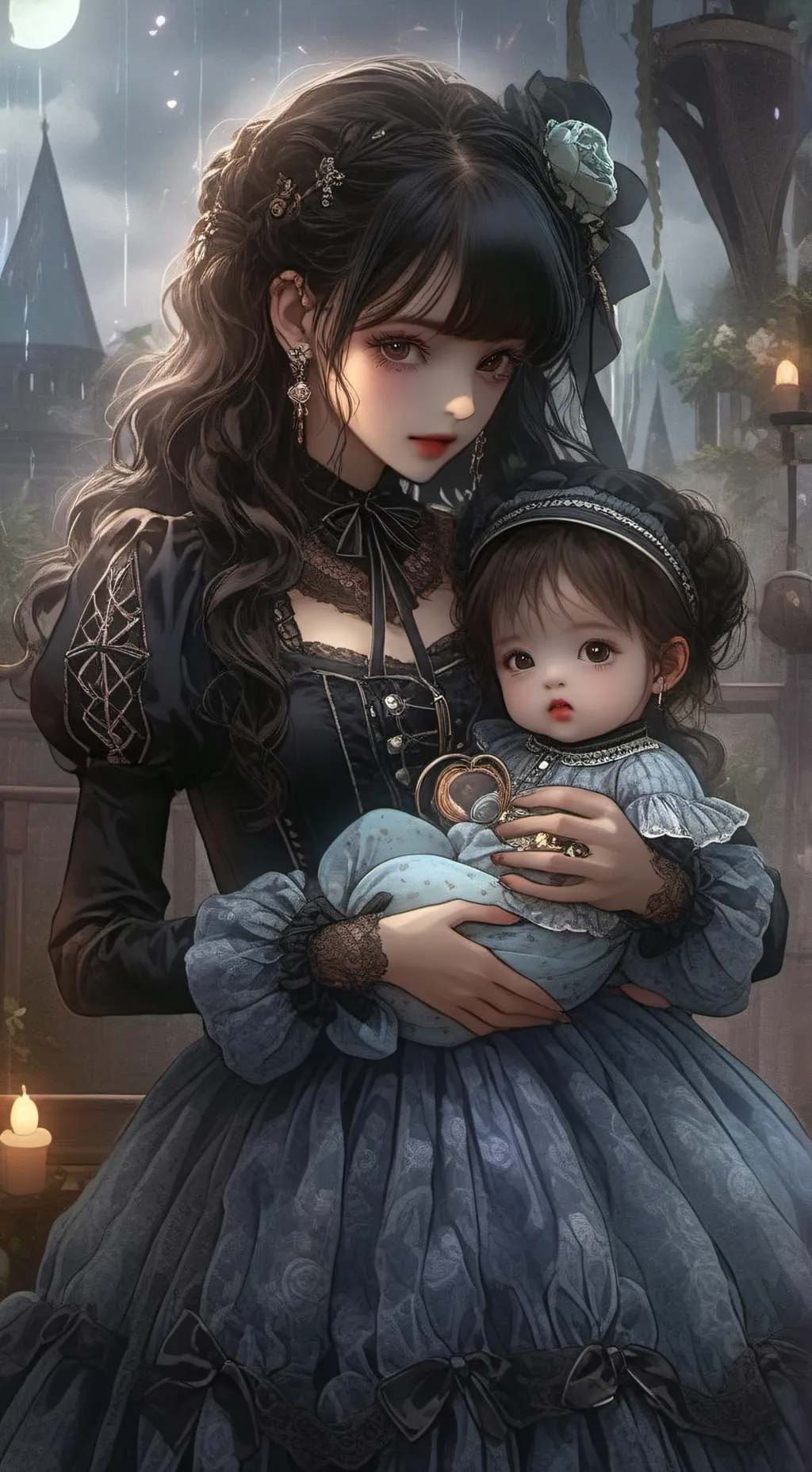 ai character: mommy  background