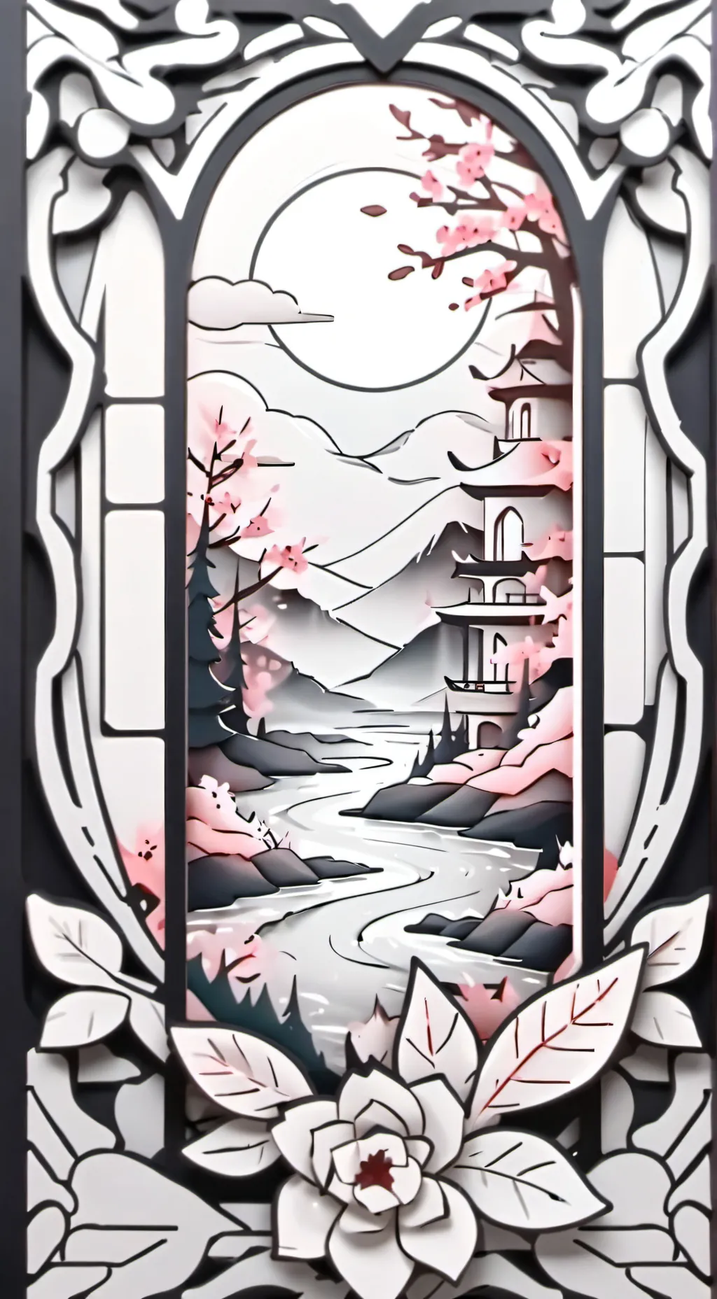 ai character: ~moonflower~ background