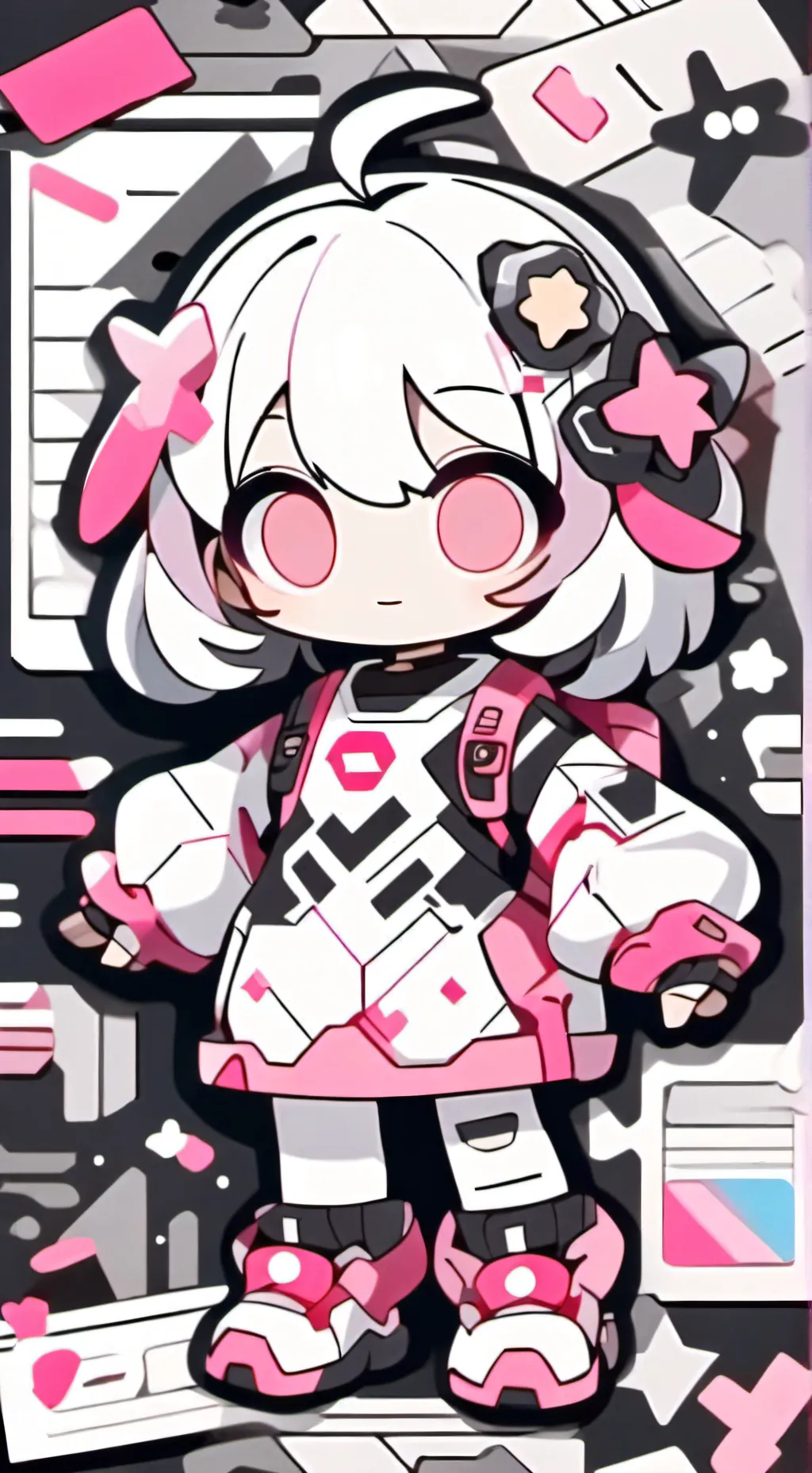 ai character: Mila the Robot background