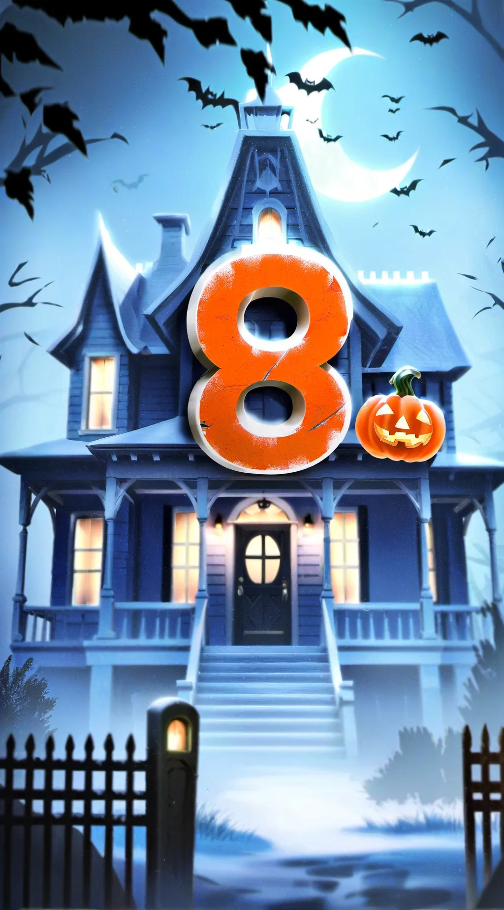 ai character: DW SPOOKY MONTH background