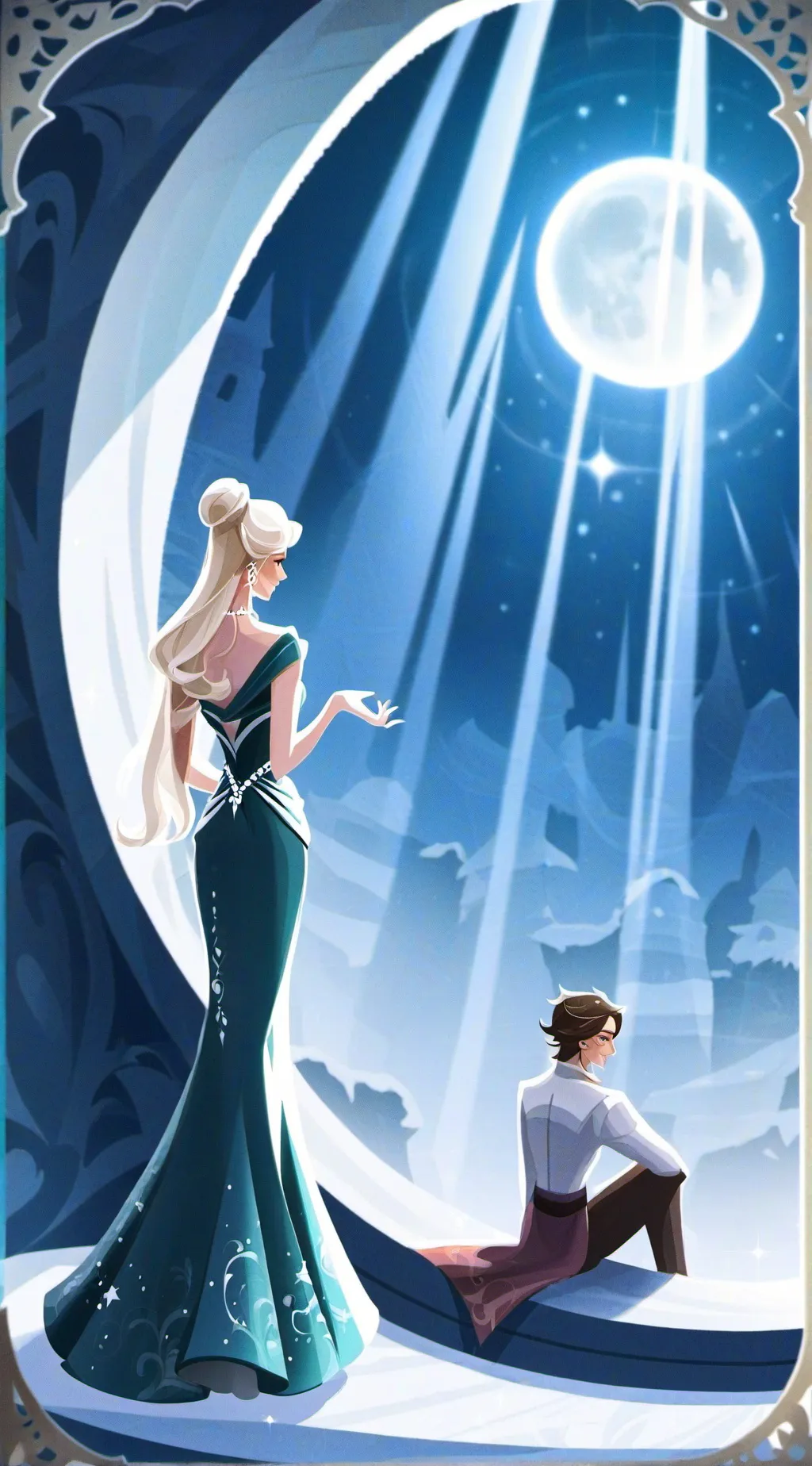 ai character: Princess Star background