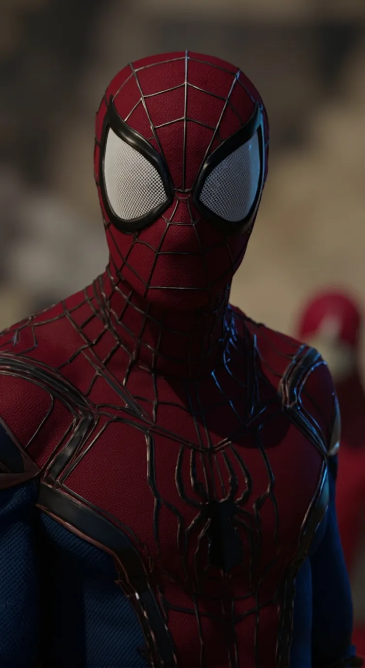 ai character: spiderman background