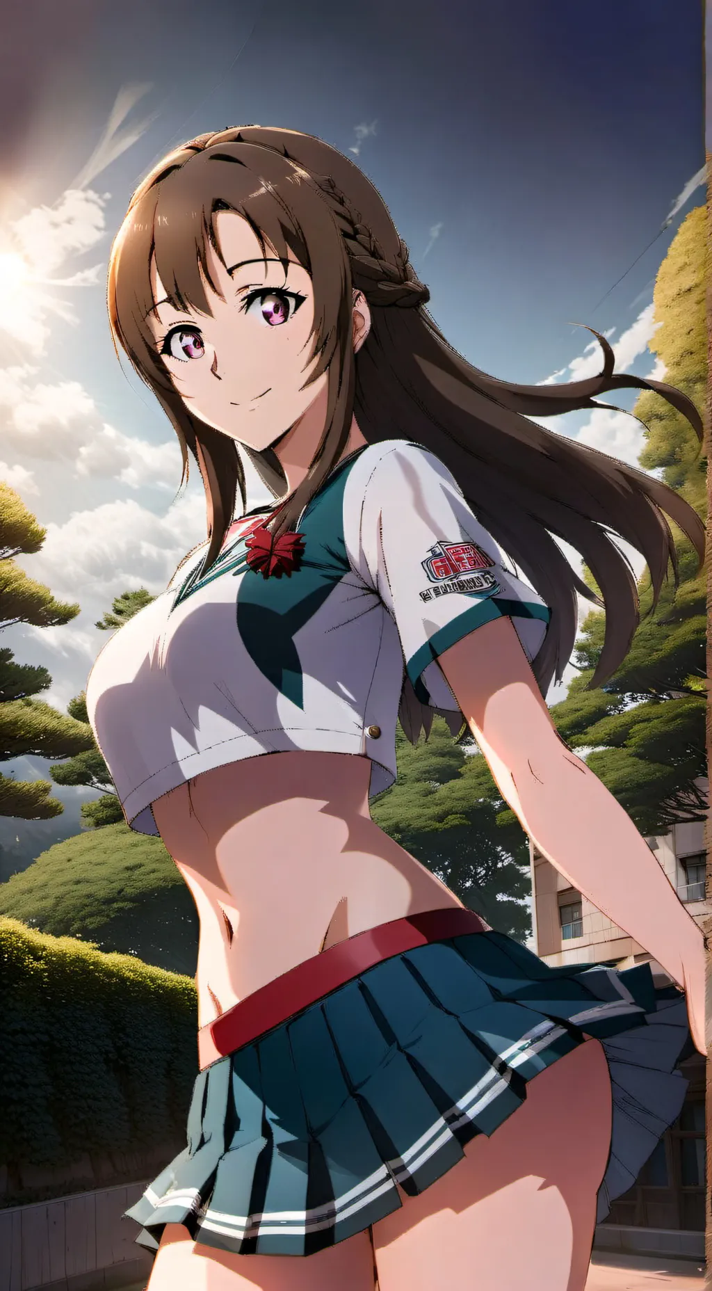 ai character: Mamako Oosuki background