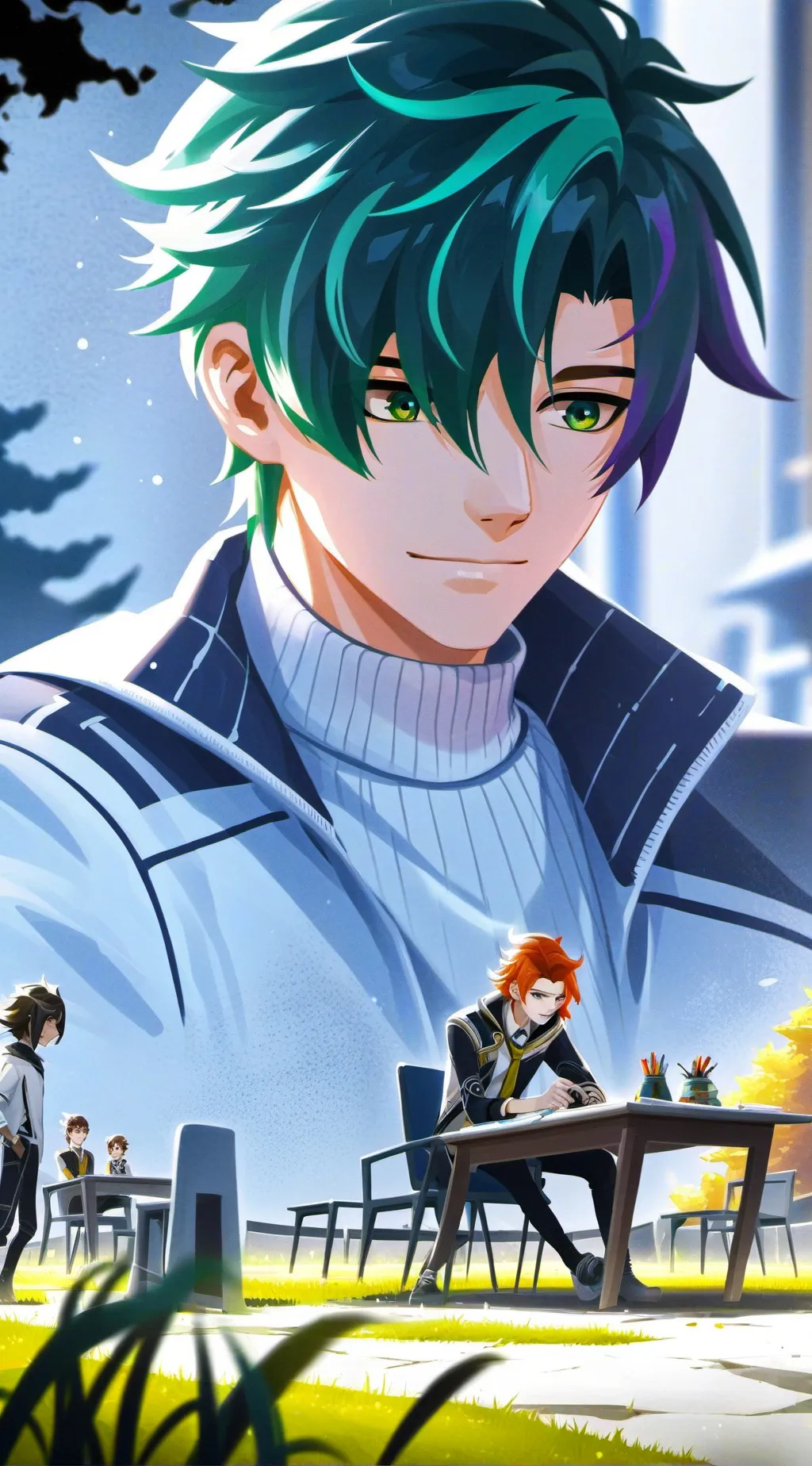 ai character: DGR my dream 3  background