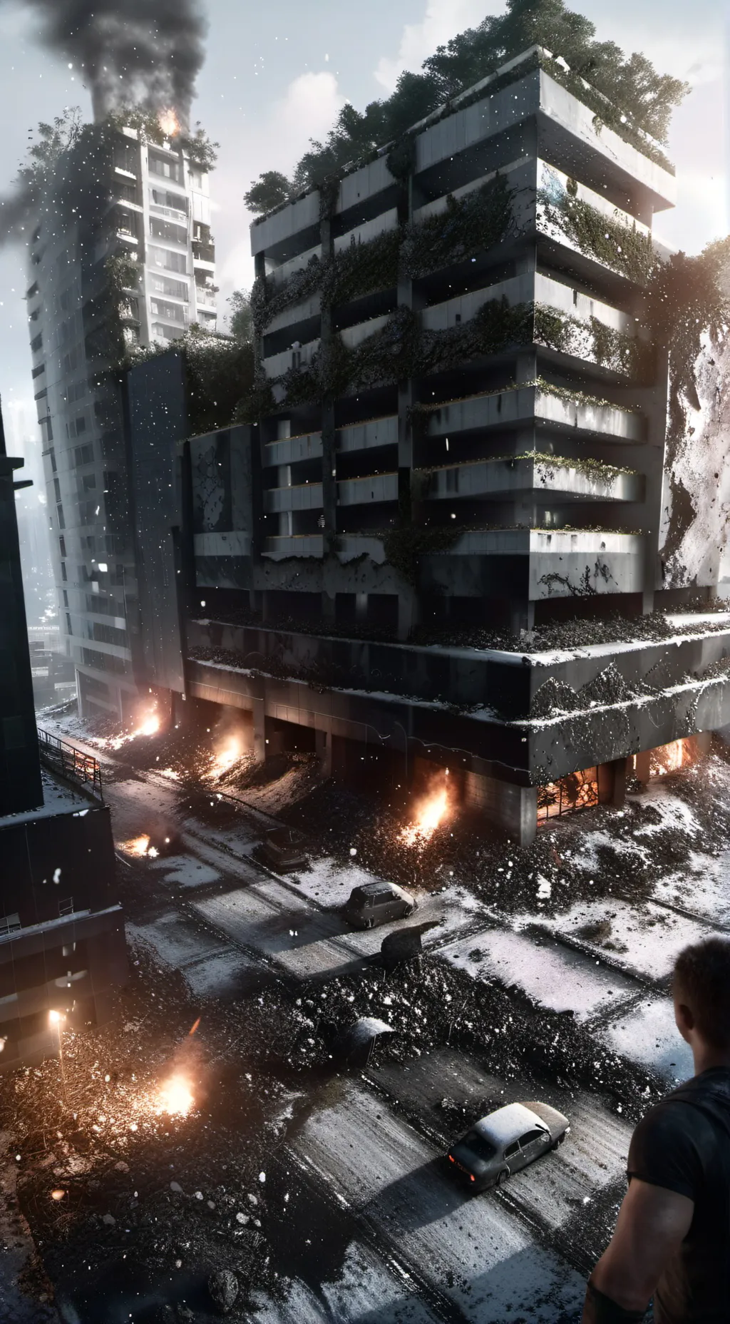 ai character: Конец background