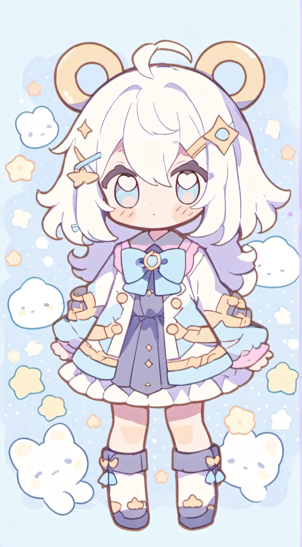 ai character: bunny  background