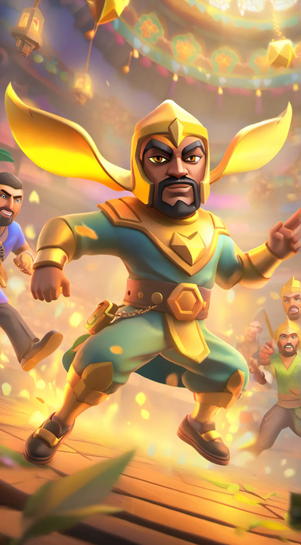 ai character: Wolverine&Deadpool background