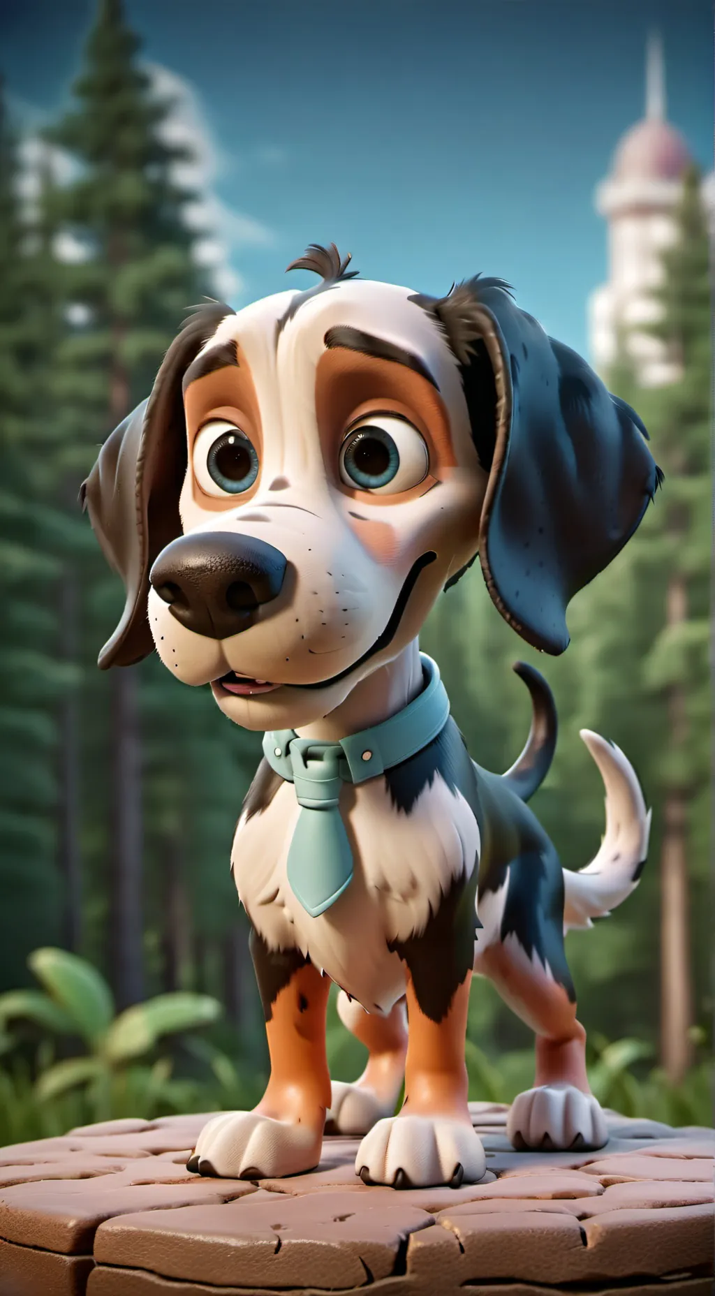 ai character: Waffle  background