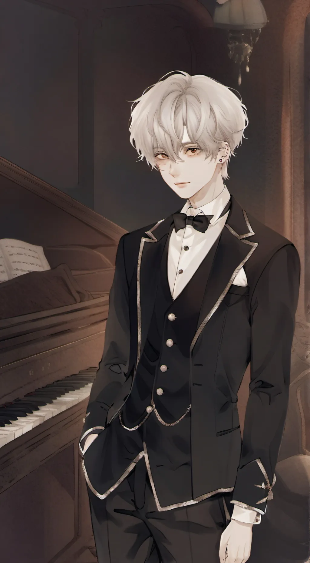 ai character: Simon (bl/gay)  background