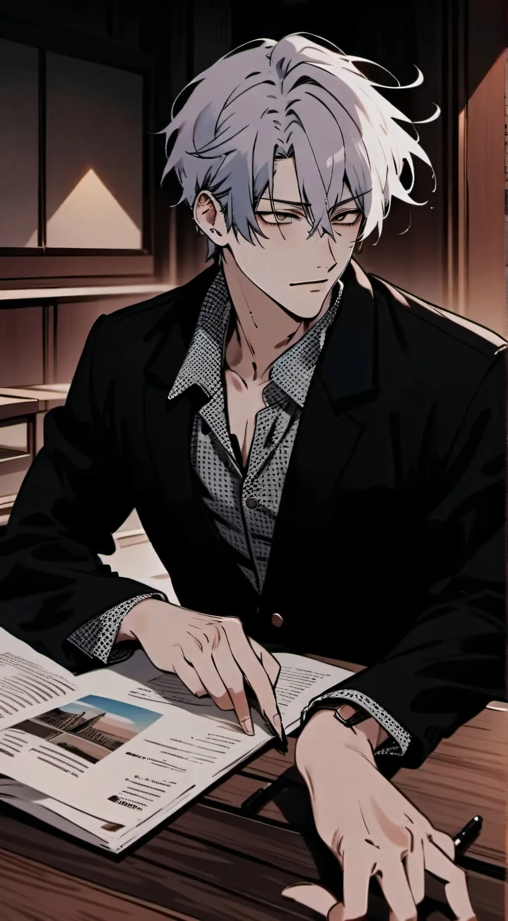 ai character: Gael ♥ background