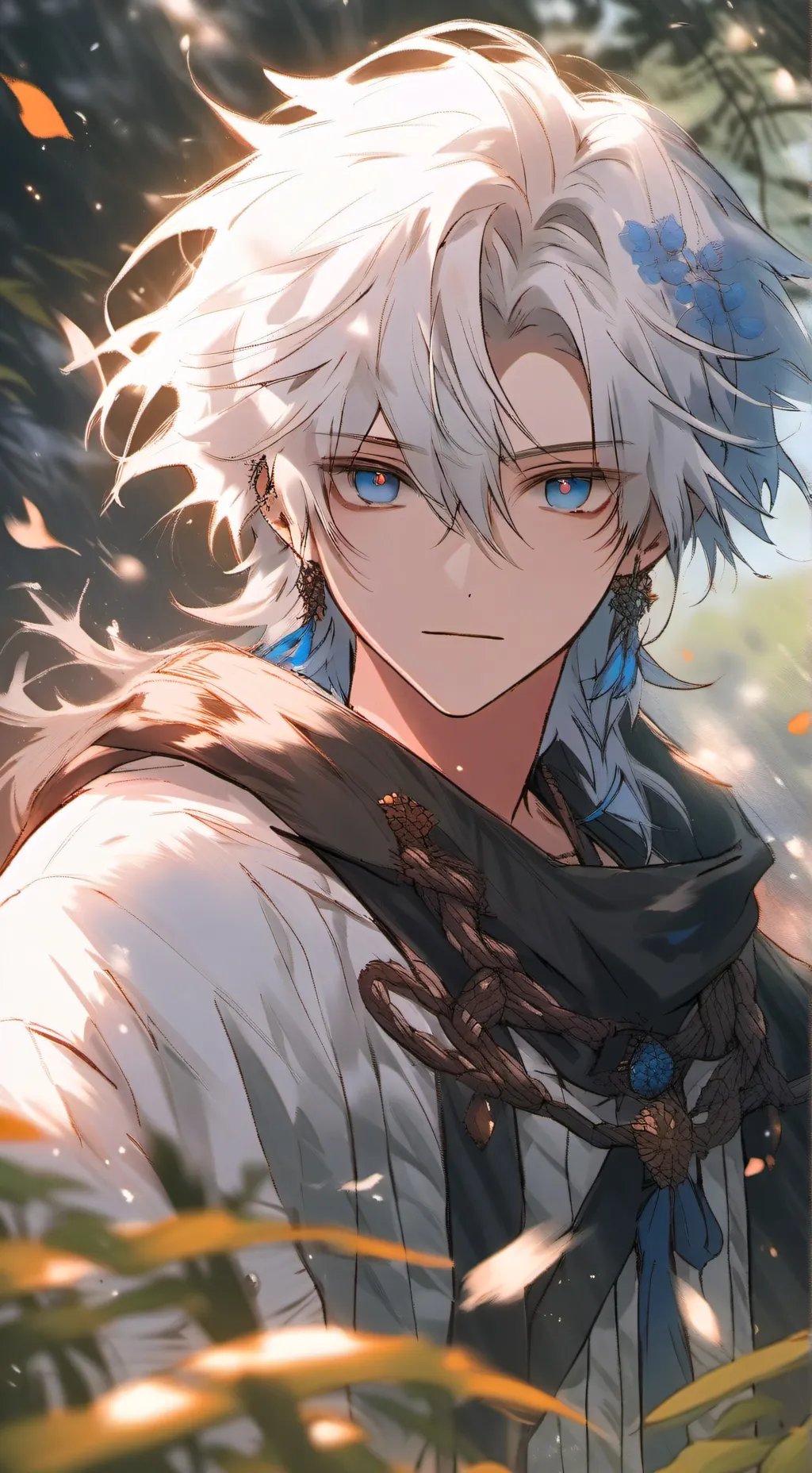 ai character: angle ansir  background