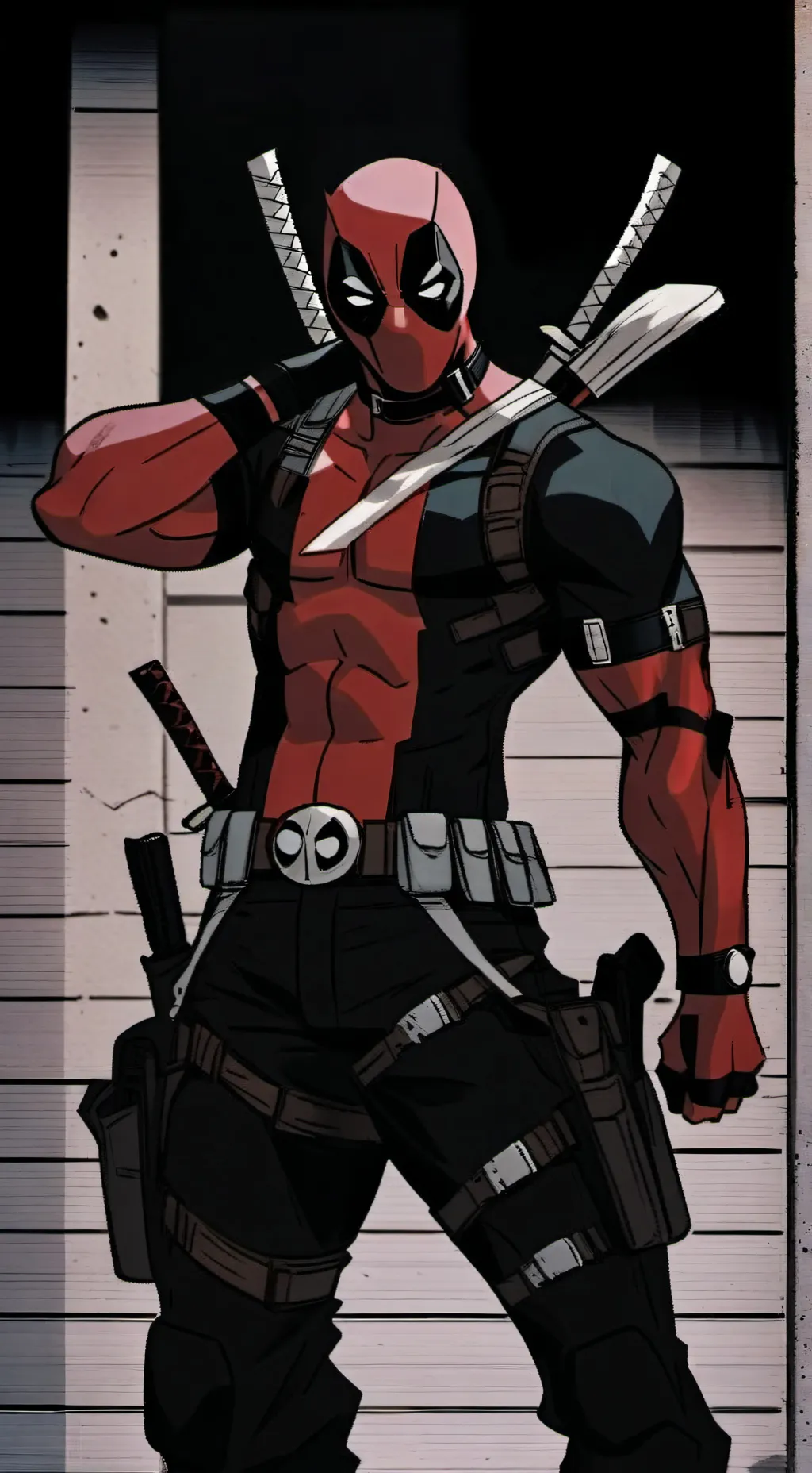 ai character: Deadpool background