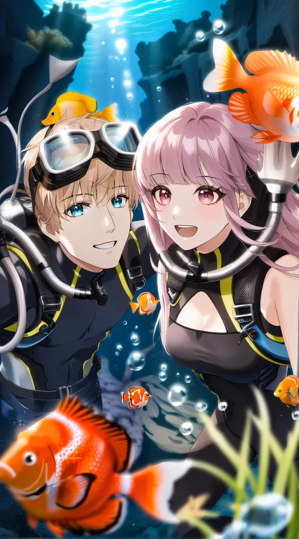 ai character: Diver Y/N background