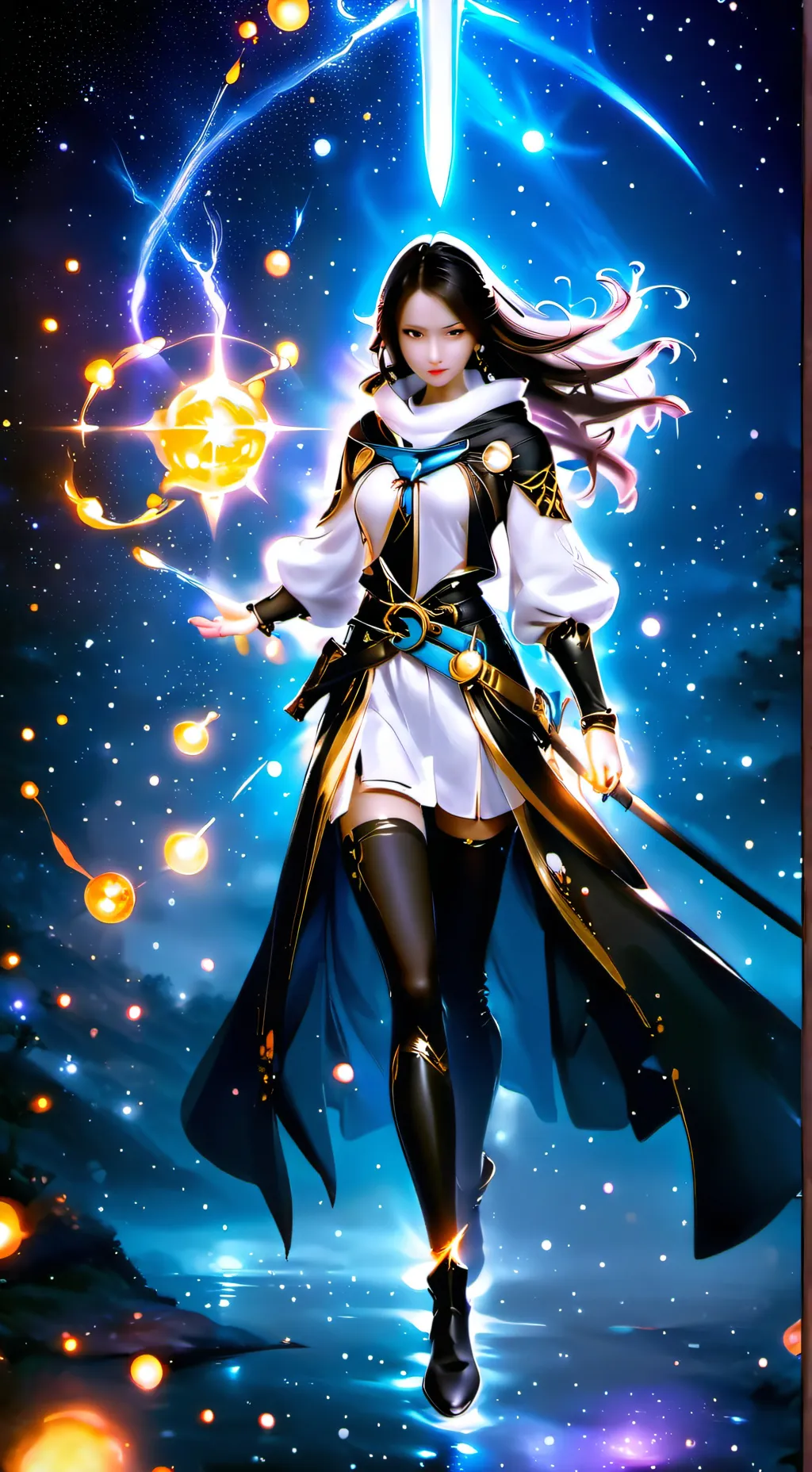 ai character: Holy skill  background