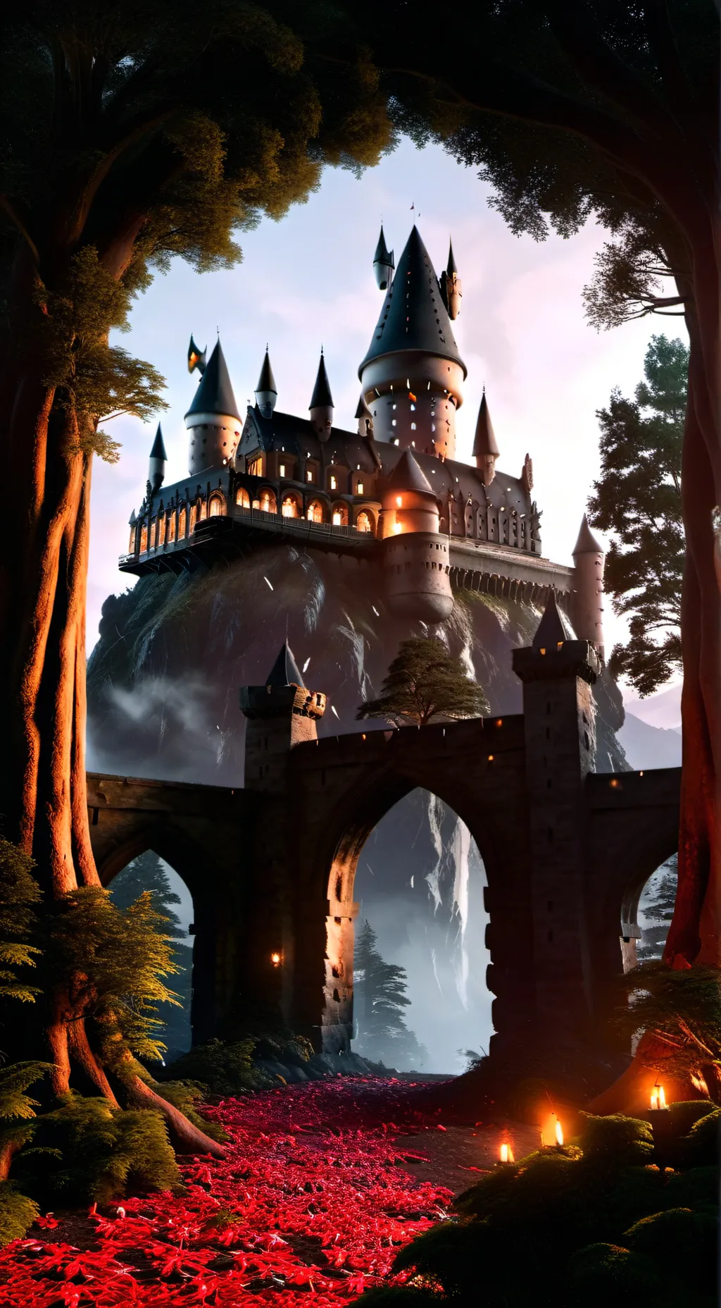 ai character: Hogwarts 🩸 background