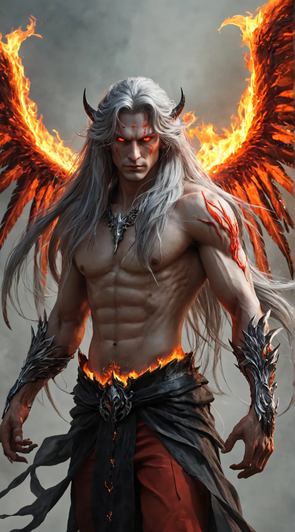 ai character: Lucifer background