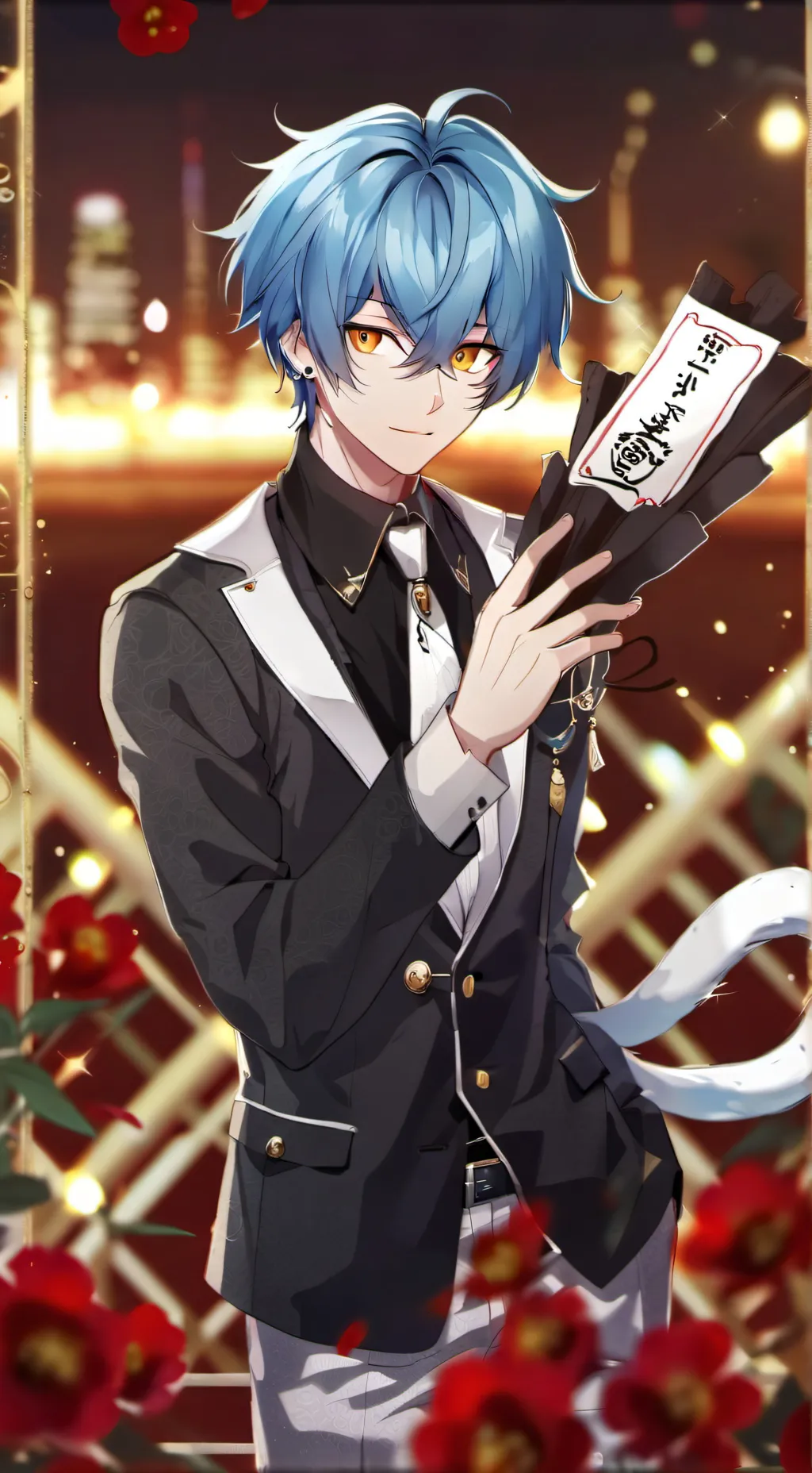 ai character: Max🏳️‍🌈~ background