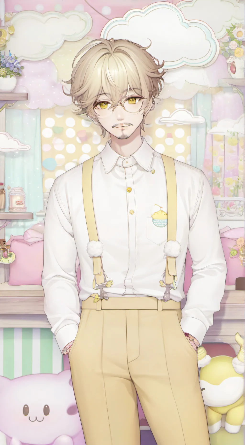 ai character: Brooklyn guy  background