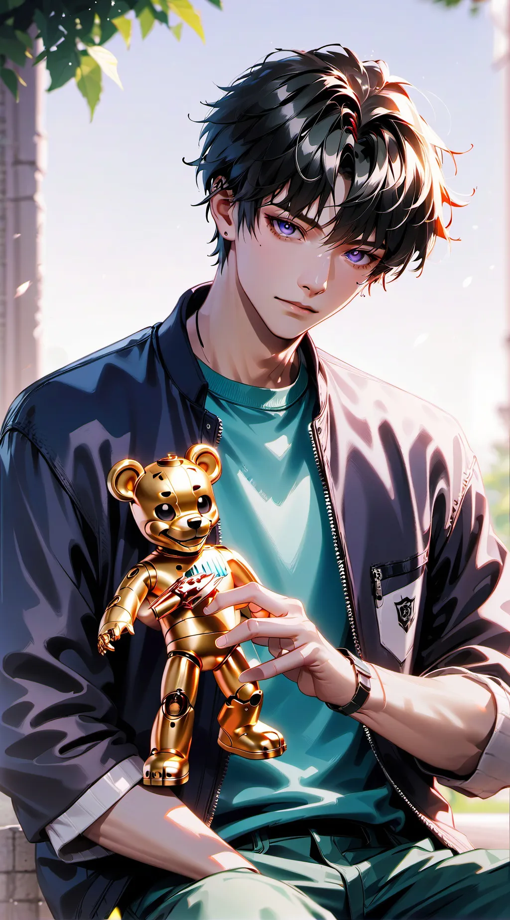 ai character: Funny background