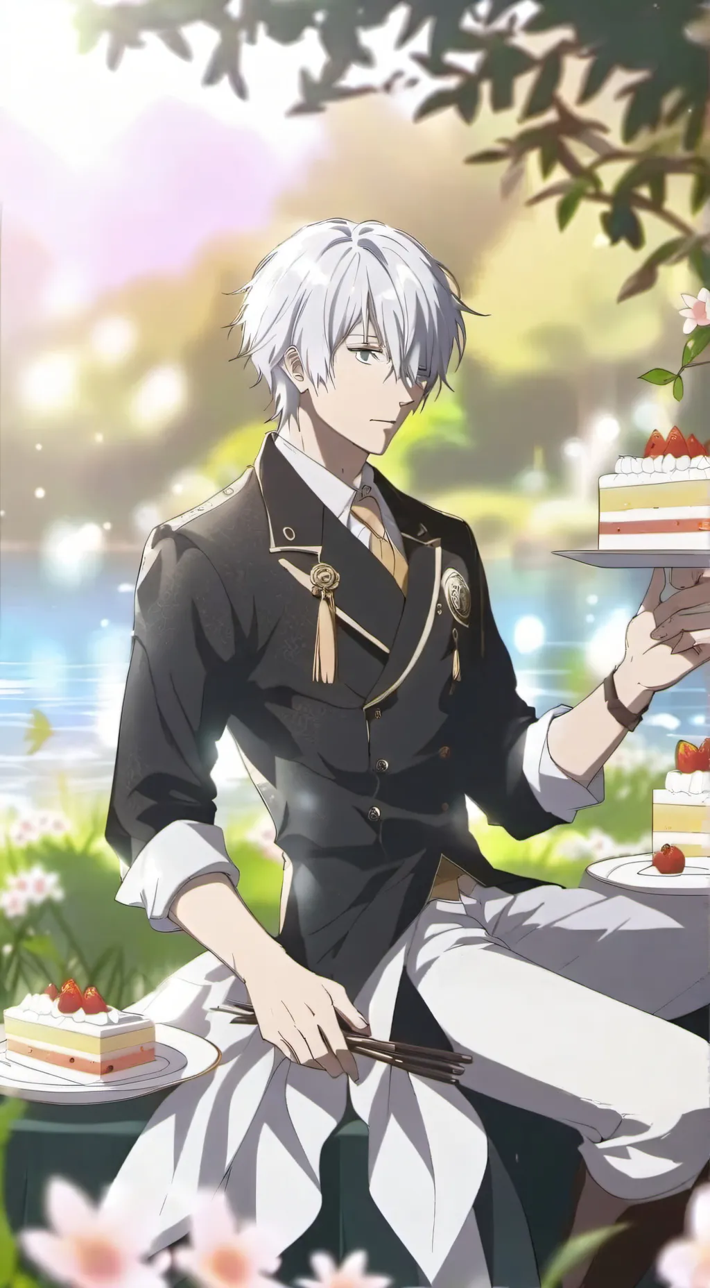 ai character: gojo💖💖 background