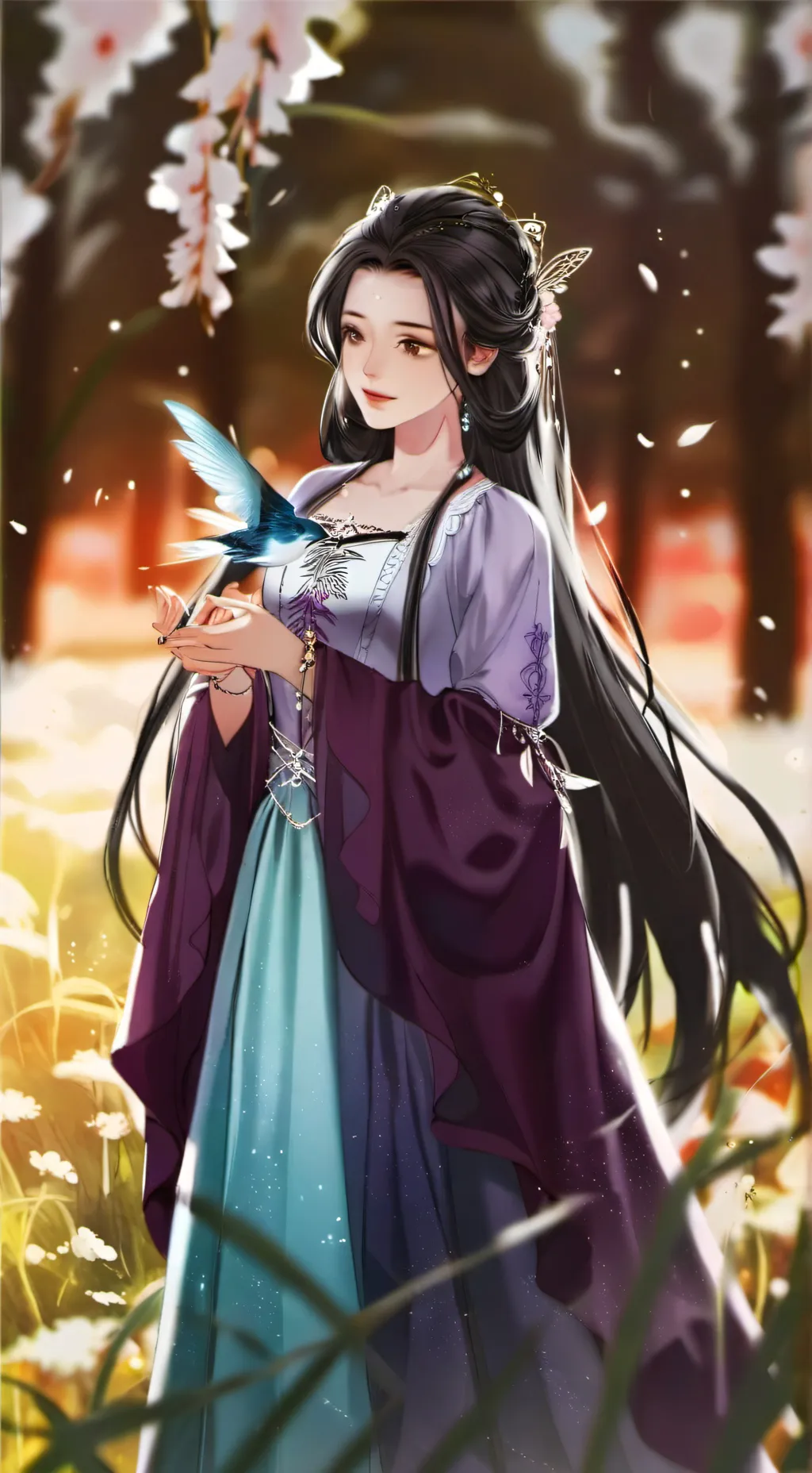 ai character: Queen Ashlyn(ball) background