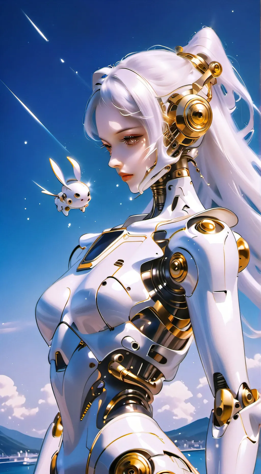 ai character: Hi background