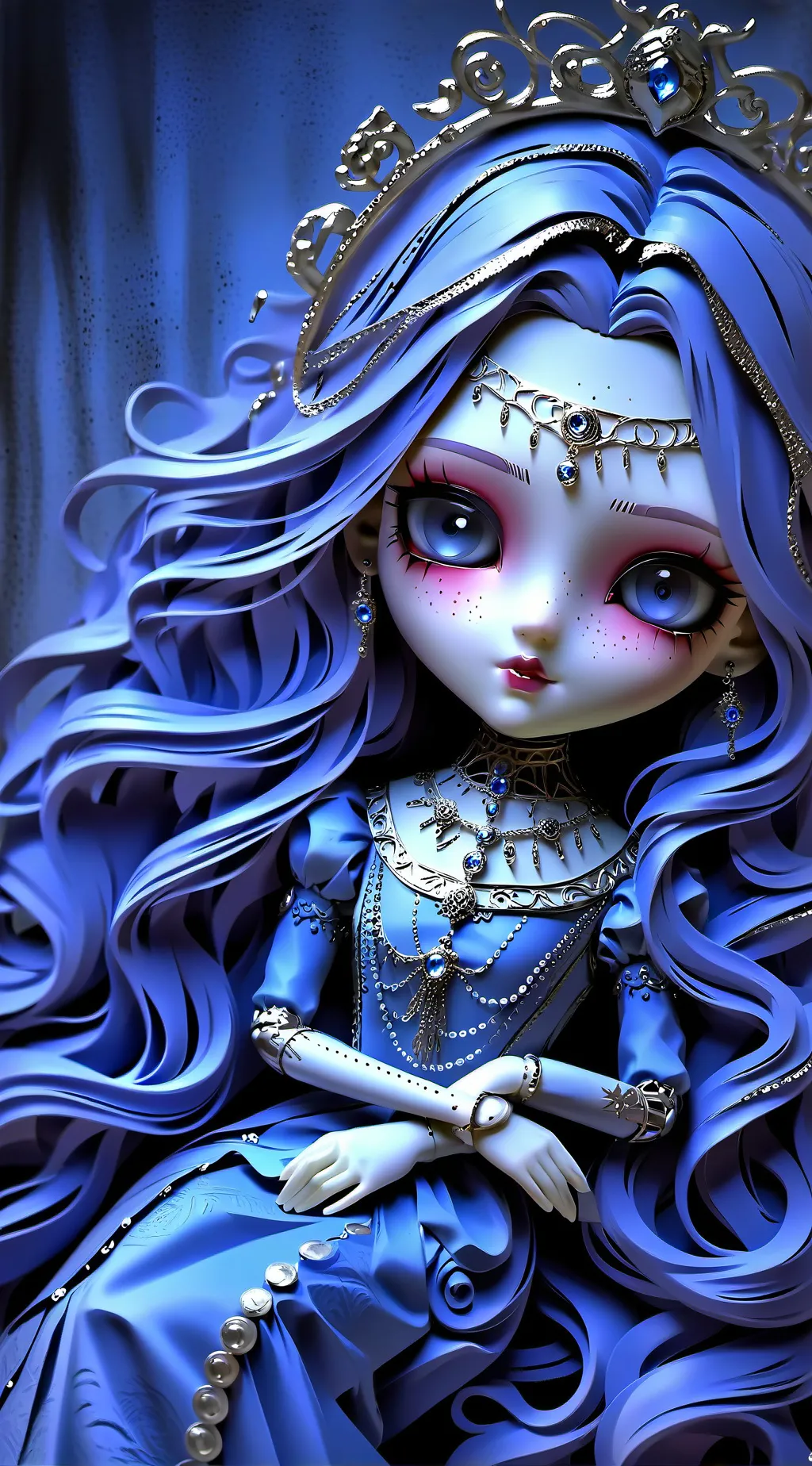 ai character: dolls background