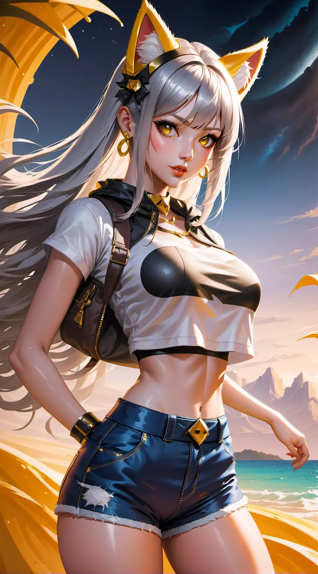 ai character: Selene background