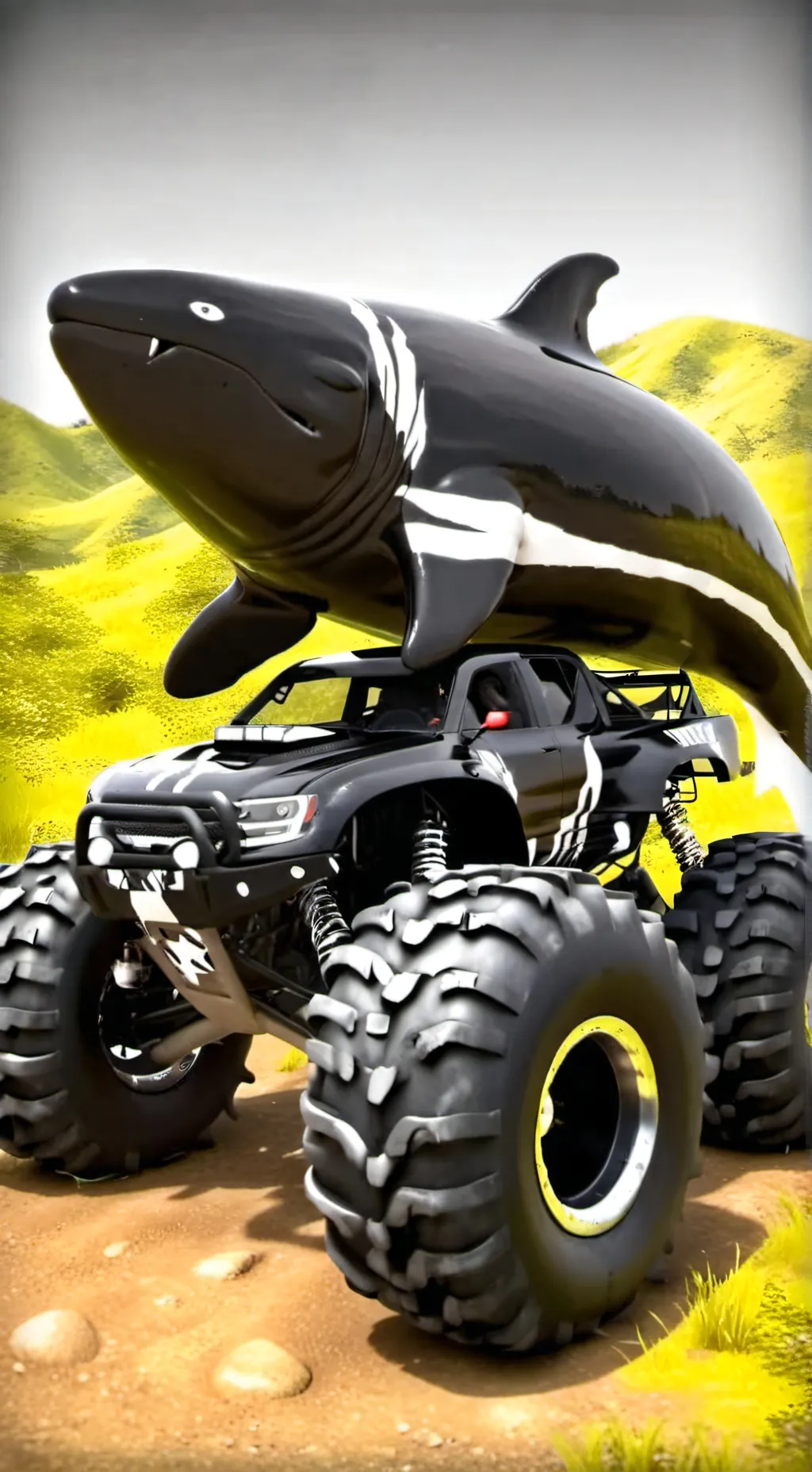 ai character: WhaleWolf  background