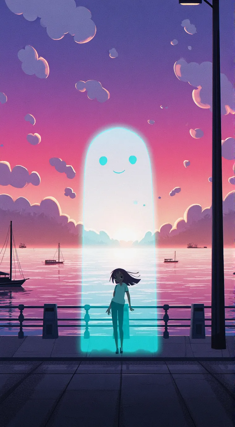 ai character: Kny happy hare background