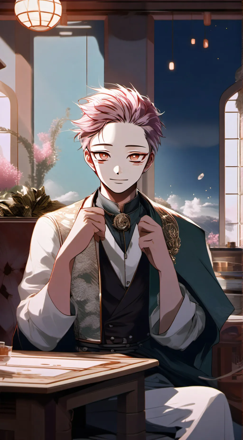 ai character: Kenzo background