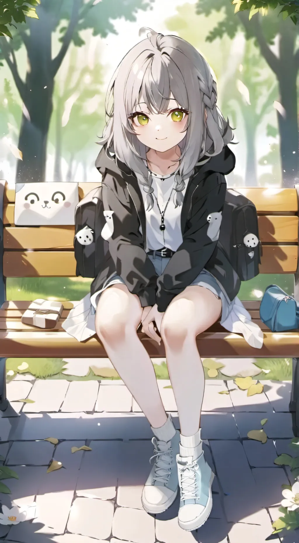 ai character: luna background