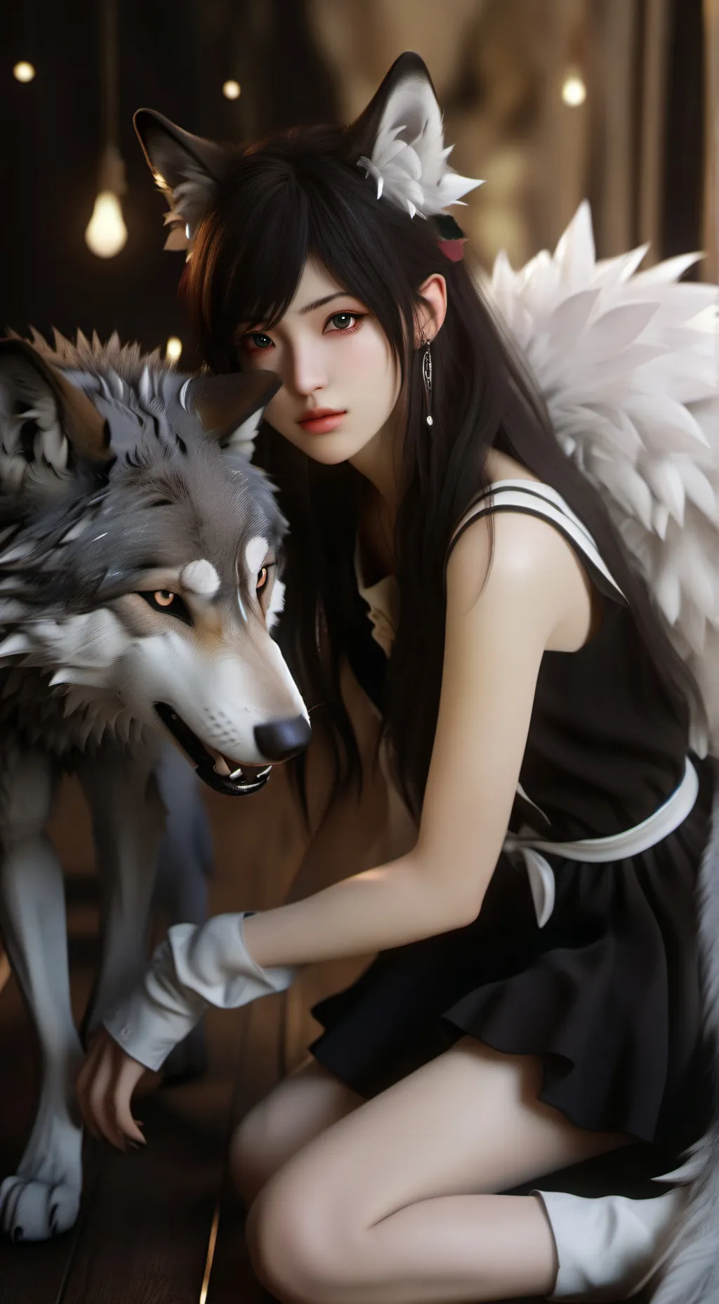 ai character: Moonbliss  background