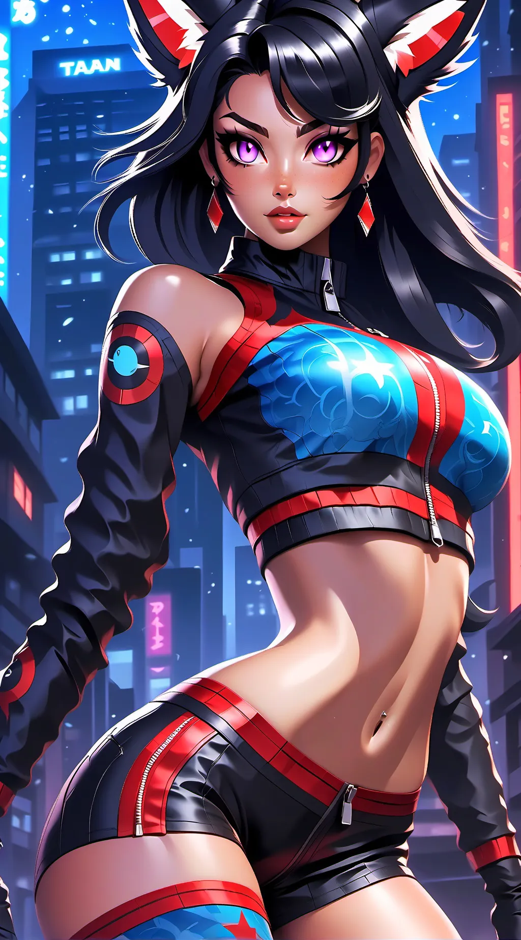 ai character: Raven background