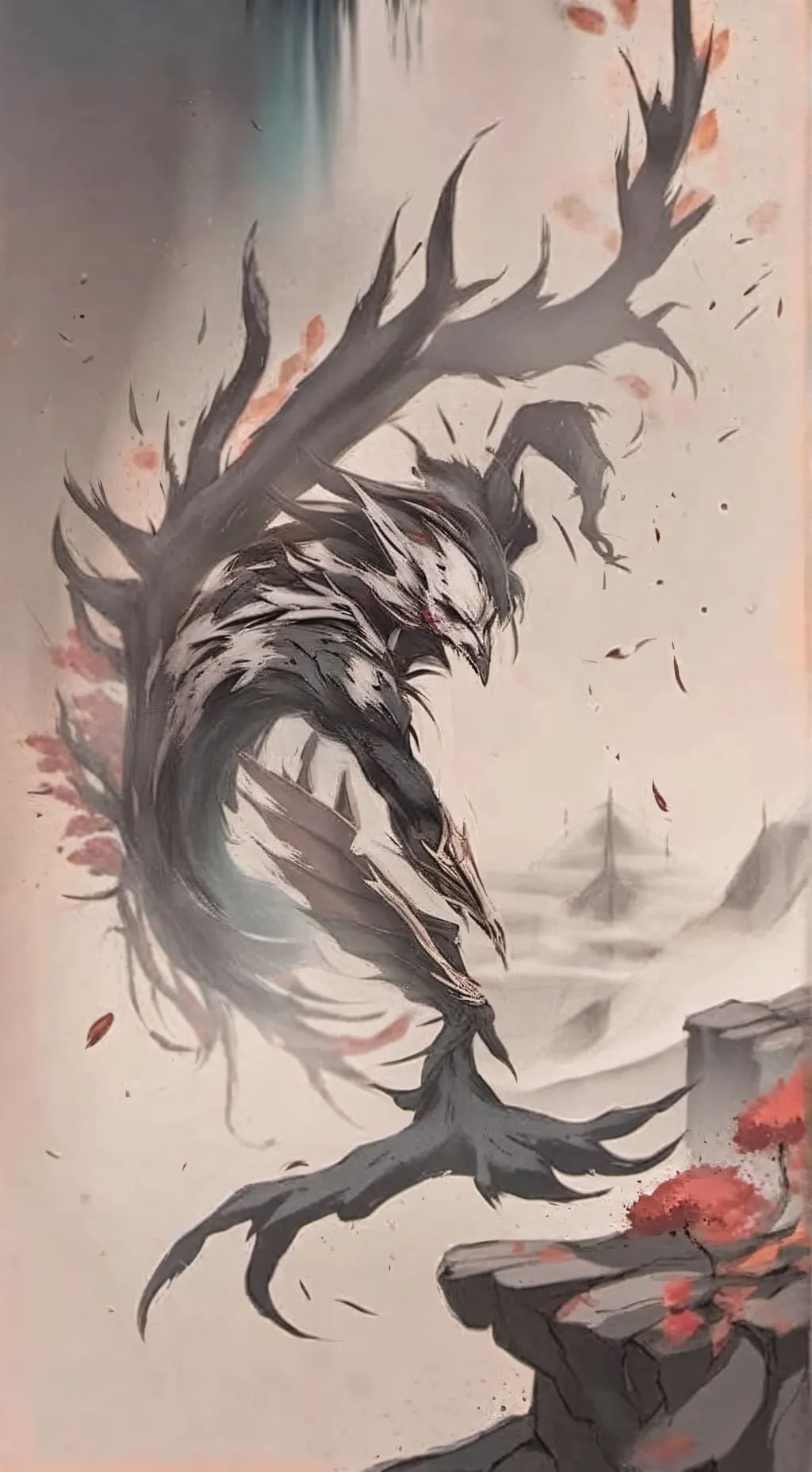 ai character: shadows background