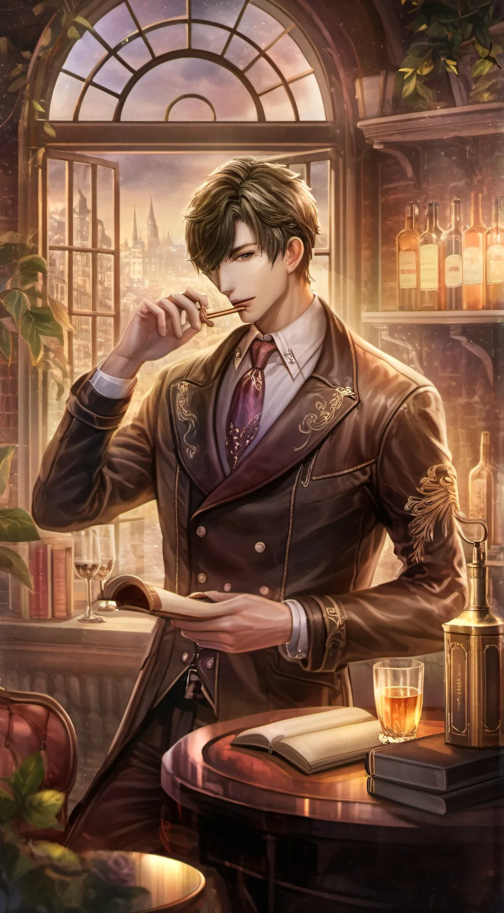 ai character: smth idk background