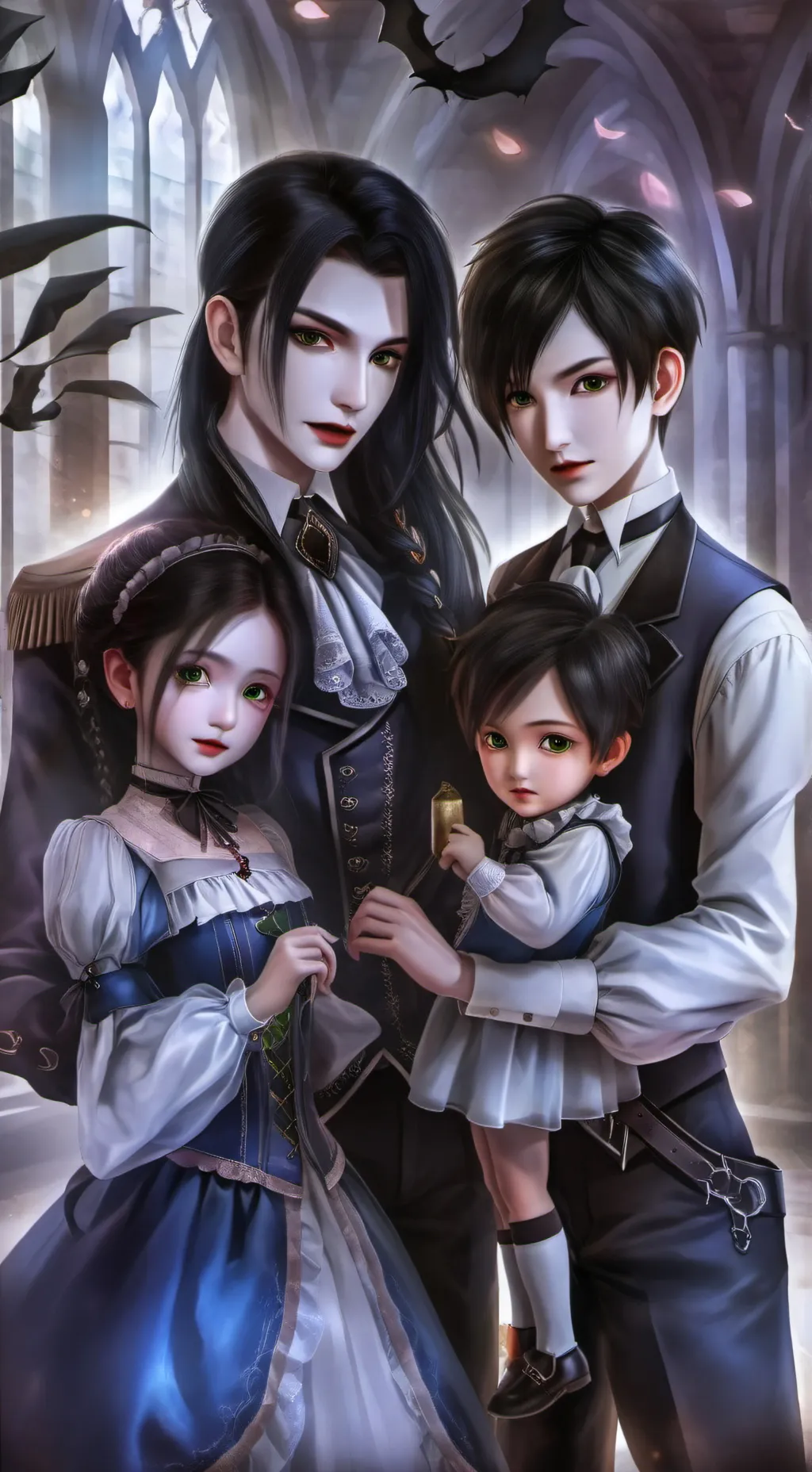 ai character: Your children  background