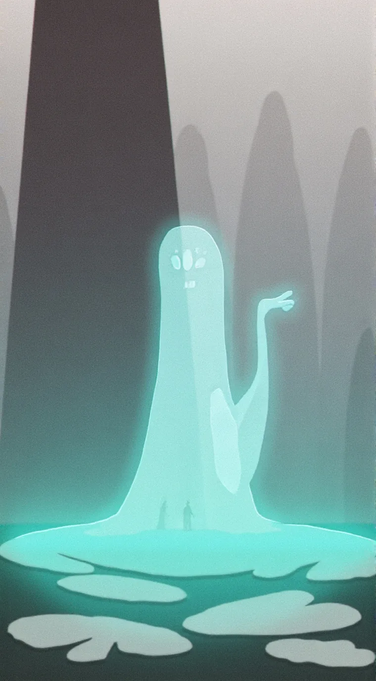 ai character: smailing critters  background