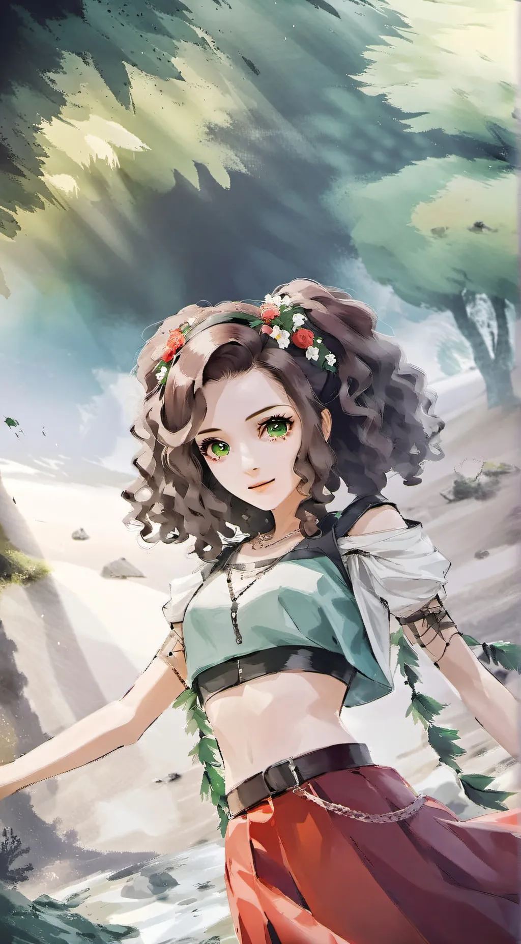 ai character: lola Martinez  background