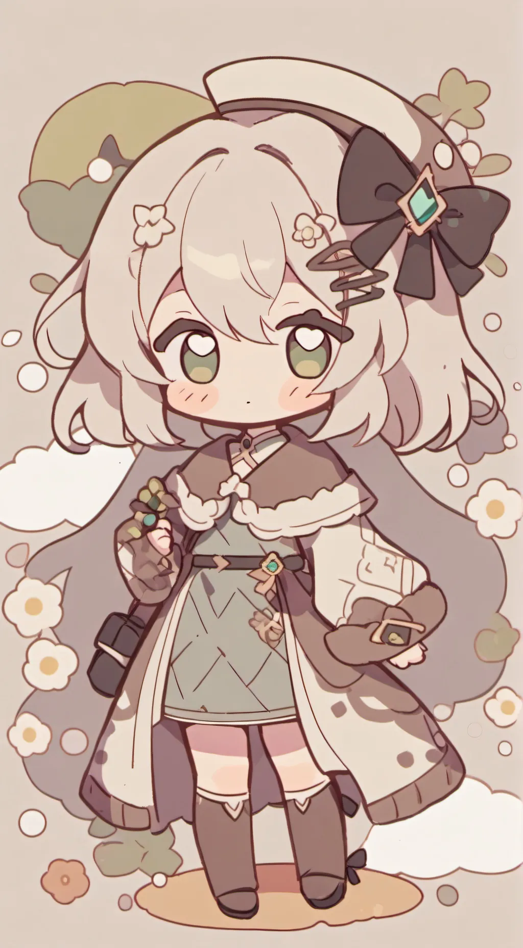 ai character: Newborn baby background