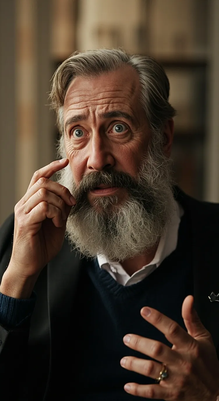 ai character: Garry Golden background