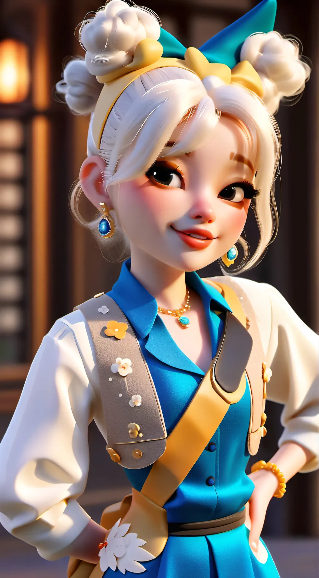 ai character: Gabriela  background