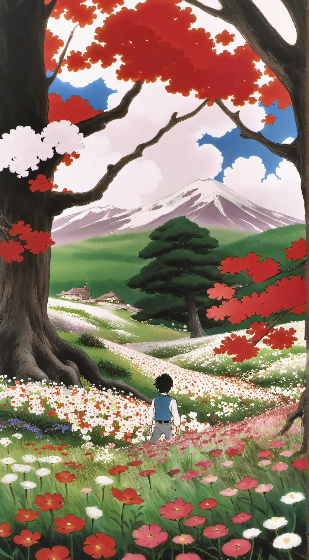 ai character: dandy  background